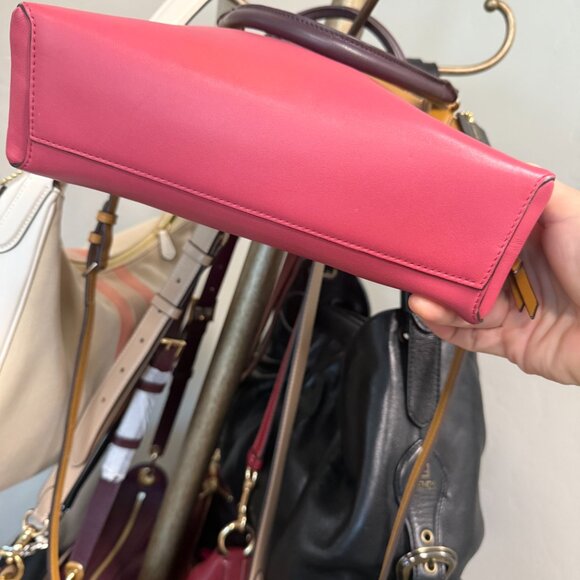 COACH Mini Borough Retro Color Block Hand/Crossbody Bag - Picture 4 of 11